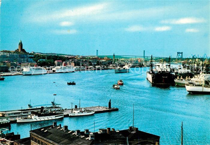 Goeteborg Hamnen Hafen Hochseeschiffe Faehren