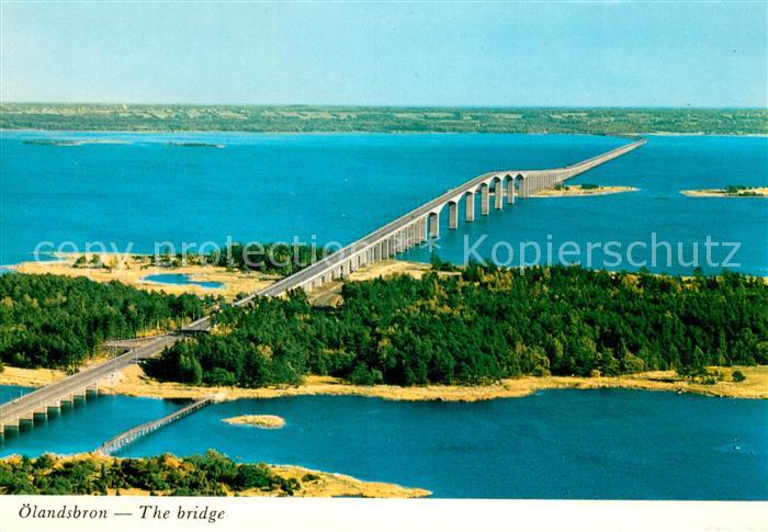 Kalmar oelandsbron oelandbruecke Fliegeraufnahme