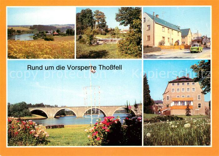 Thossfell Landschaftspanorama mit Altensalz Parkanlage Zobes Hauptstrasse Autoba