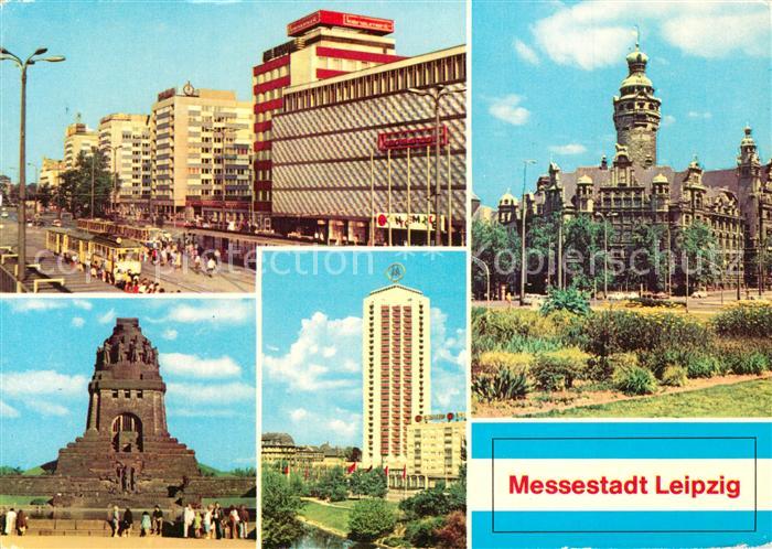 LEIPZIG Sachsen Richard Wagner Strasse Rathaus Voelkerschlachtdenkmal Wohnhochha