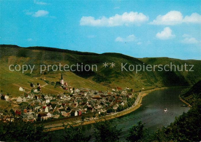 Klotten Fliegeraufnahme Moselpartie Weinort