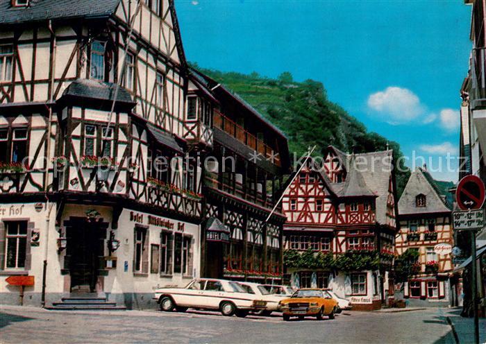 Bacharach Rhein Marktplatz Fachwerk