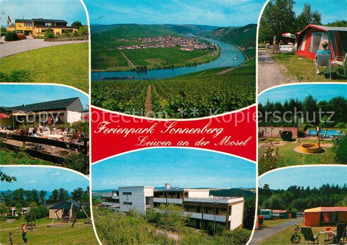 Leiwen Mosel Fliegeraufnahme Ferienpark Sonnenberg
