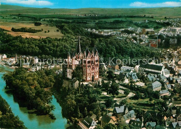 Limburg Lahn Fliegeraufnahme mit Dom und Lahn