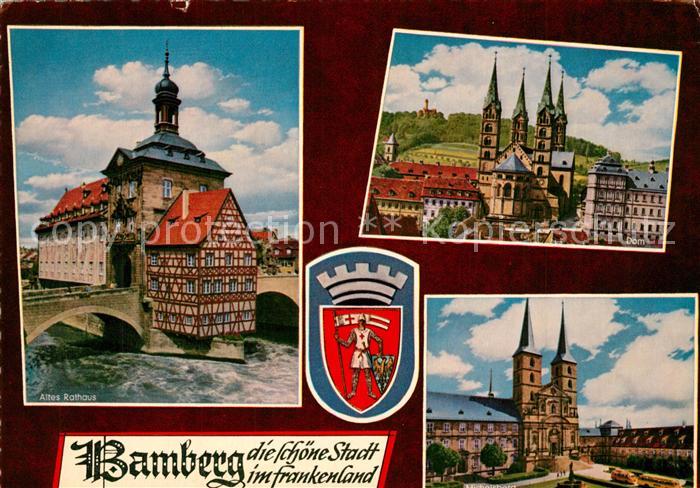 Bamberg Bruecke Fachwer Kirchen