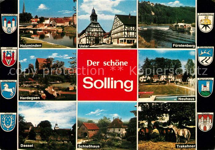 Holzminden Weser Uslar Fuerstenberg Neuhaus Trakehner Schiesshaus Dassel Hardegs