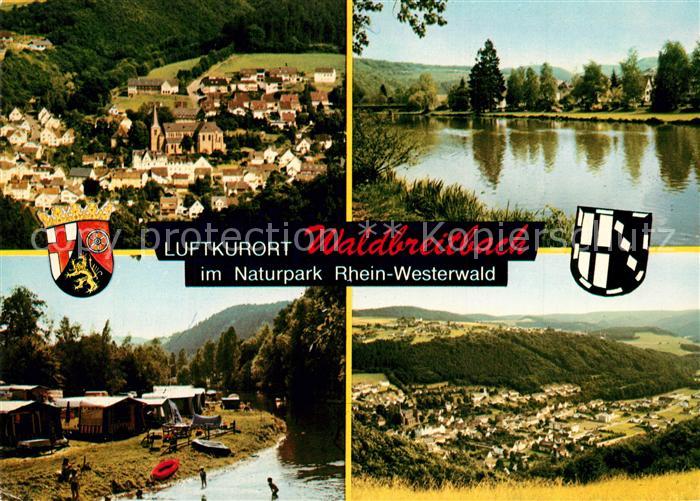 Waldbreitbach Wied Fliegeraufnahme Camping Naturpark Rhein-Westerwald