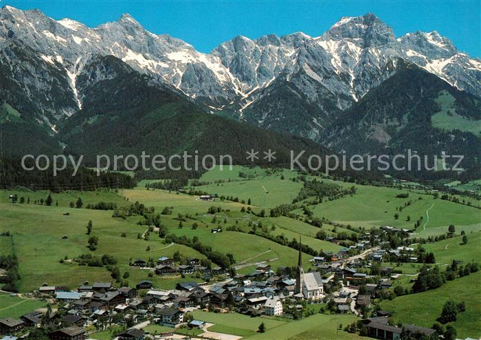 Maria Alm Steinernen Meer Fliegeraufnahme mit Steinernes Meer