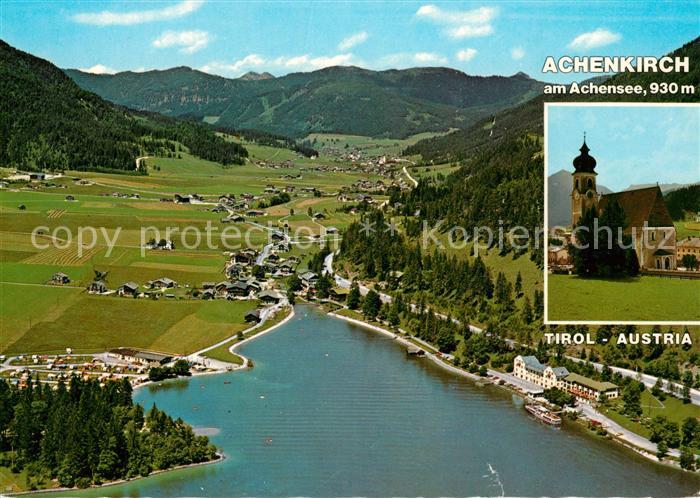 Achenkirch Fliegeraufnahme mit Achensee