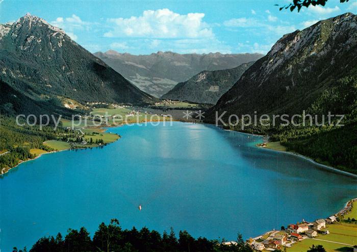 Pertisau Achensee Maurach Fliegeraufnahme Seepartie