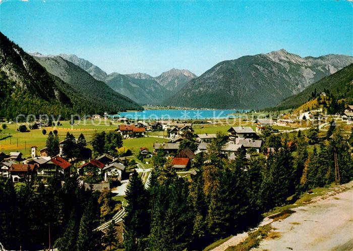Maurach Achensee gegen Pertisau und Karwendel