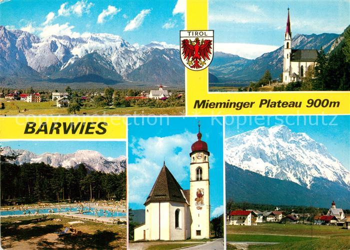 Barwies Mieminger Plateau Kirche Freibad