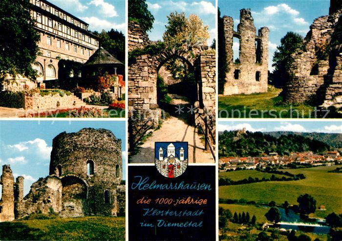 Helmarshausen Kloster Ruinen Panorama