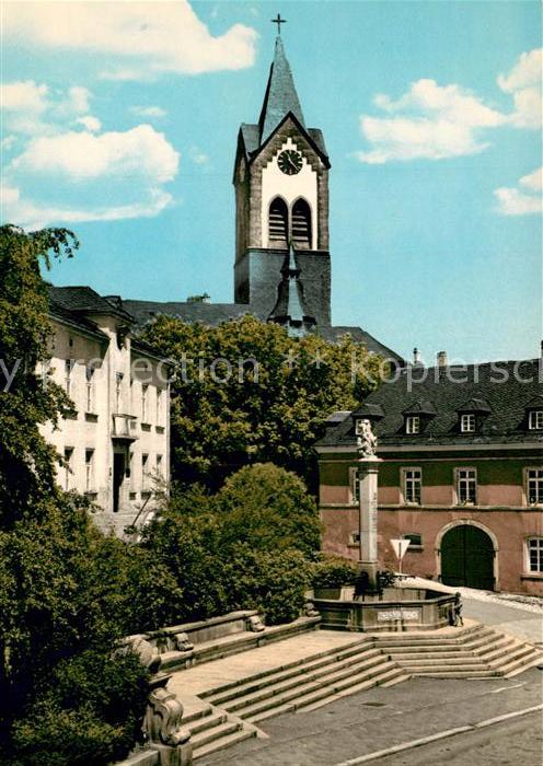 Helmbrechts Oberfranken Treppe Brunnen Kirche