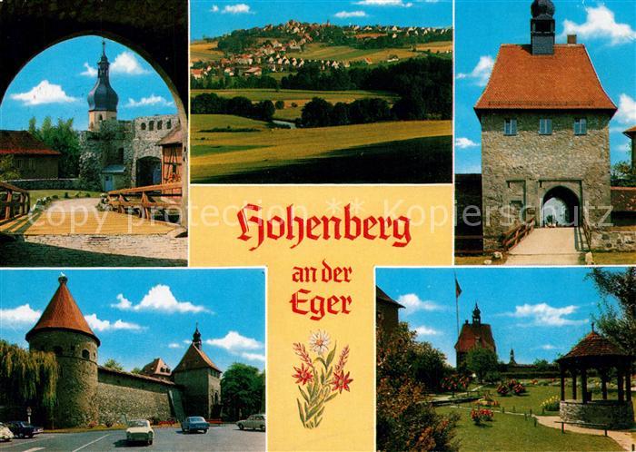 Hohenberg Eger Burg Hohenberg Panorama Burgtor Stadtmauer