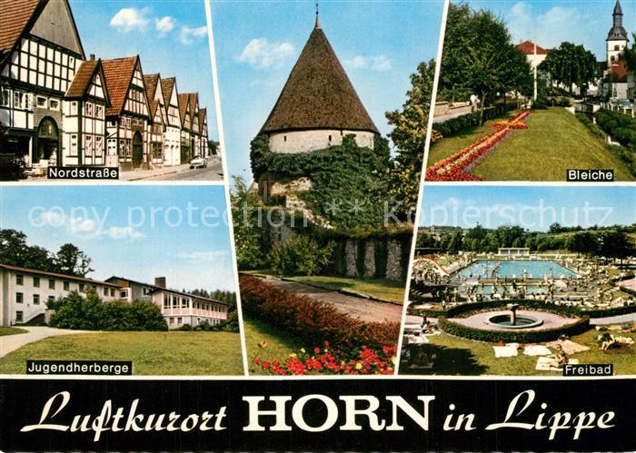 Horn Lippe Nordstrasse Jugendherberge Turm Bleiche Freibad