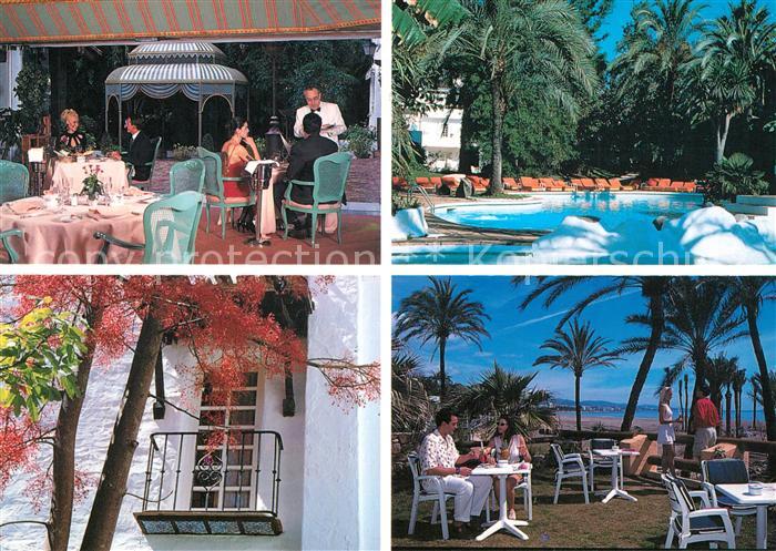 Marbella Andalucia Hotel Puento Romano Swimmingpool Gartenterrasse