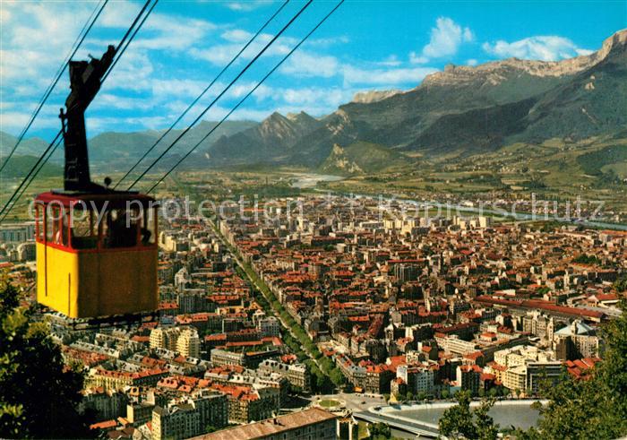 Grenoble Vue generale prise de la station superieure du telepherique