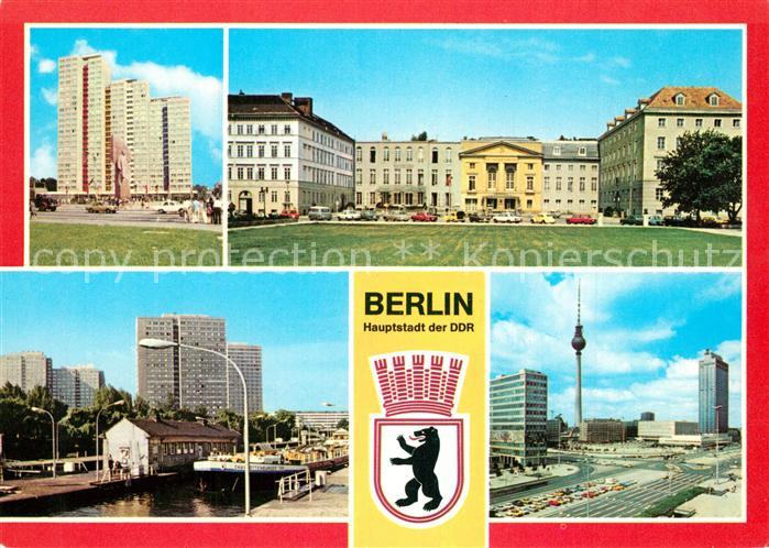 Berlin Leninplatz Deutsches Theater Fischerinsel Alexanderplatz