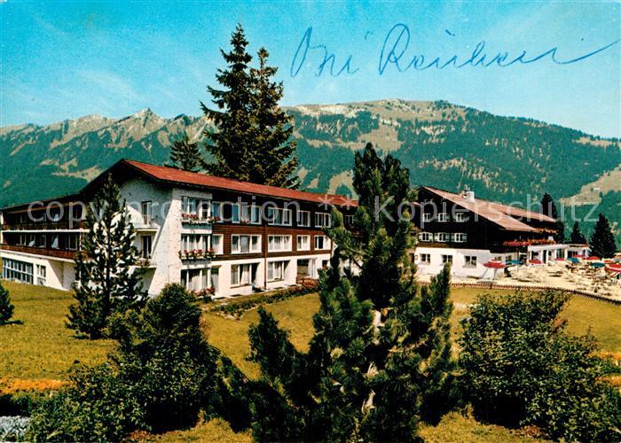 Sonthofen Oberallgaeu Sport und Kurhotel Allgaeuer Berghof mit Alpe Eck