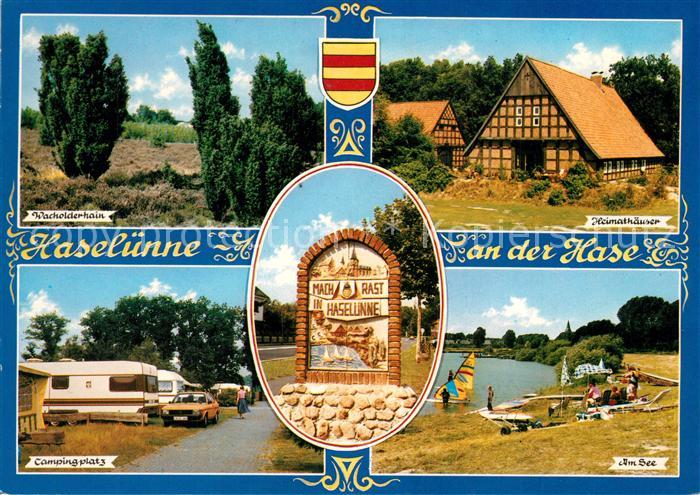 Haseluenne Wacholderhain Heimathaeuser Campingplatz Am See