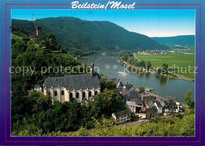 Beilstein Mosel Karmelitenkloster und Burg Metternich mit Campingplatz Happy Hol