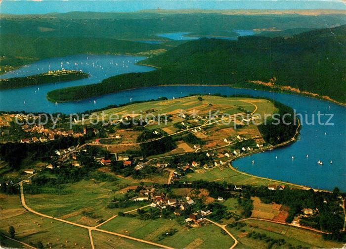 Rurberg Fliegeraufnahme mit Rurtalsperre