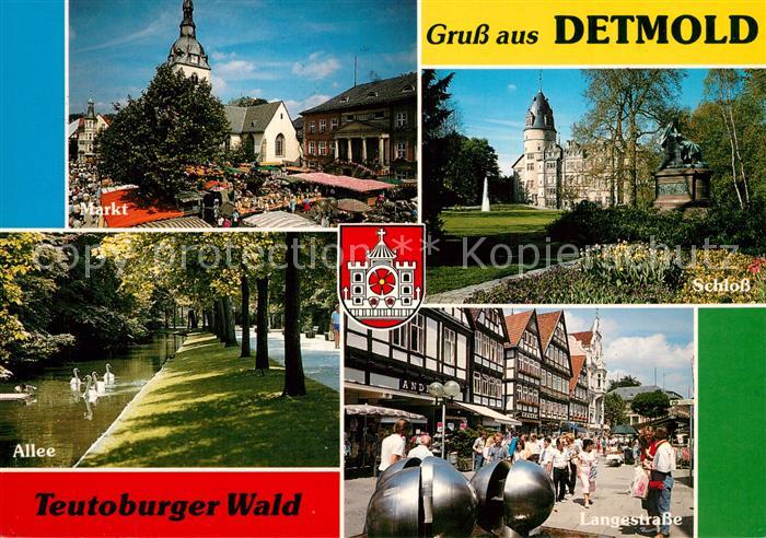 Detmold Markt Schloss Allee Langstrasse