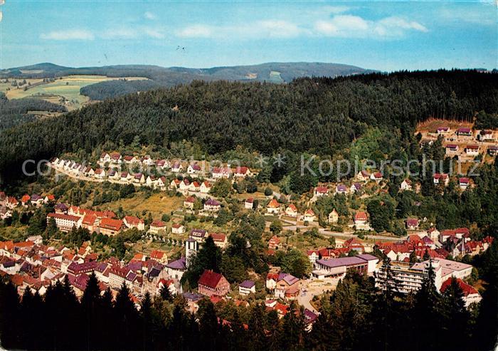 Triberg Schwarzwald Fliegeraufnahme