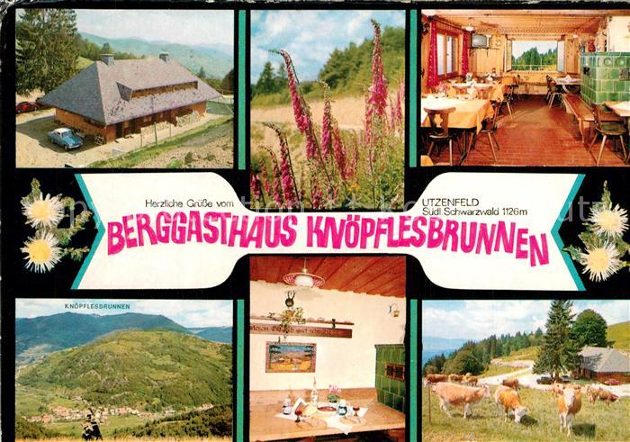 Utzenfeld Schwarzwald Berggasthaus Knoepflesbrunnen Gaststube Knoepflesbrunnen W