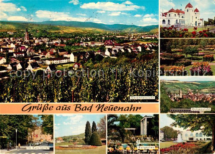 Bad Neuenahr-Ahrweiler Panorama Casino Ortsansicht Kurviertel Park Kurgarten