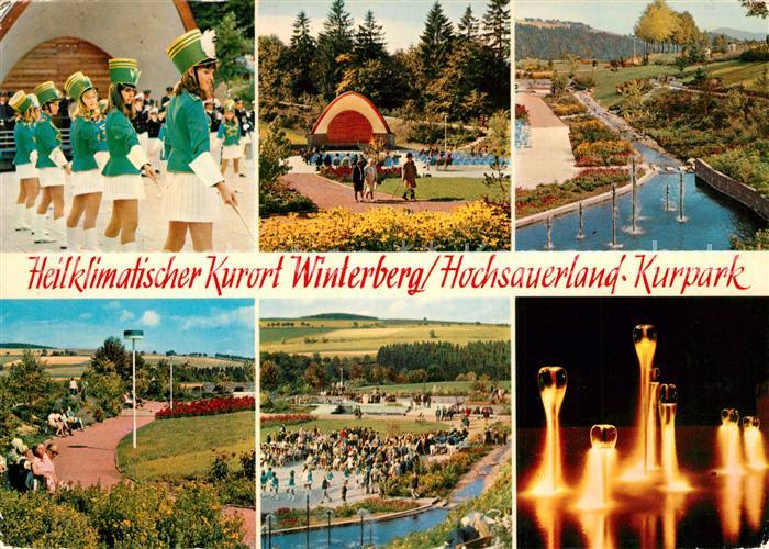 Winterberg Hochsauerland Kurpark Teilansichten