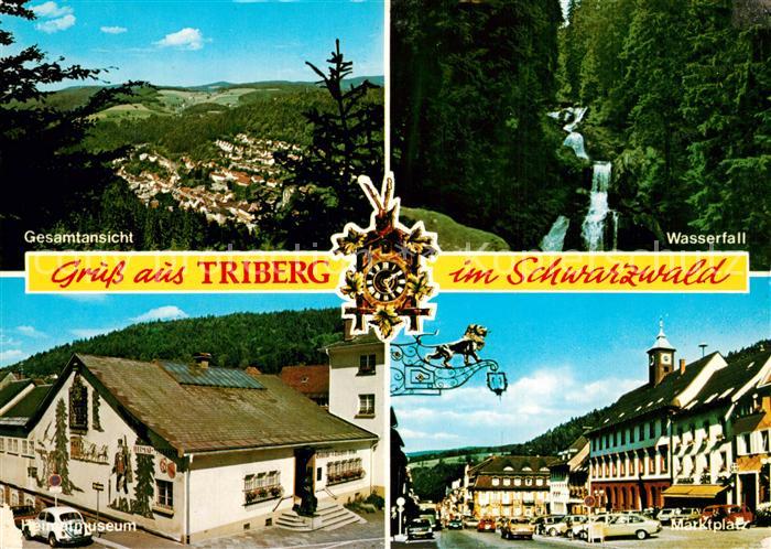 Triberg Schwarzwald Panorama Wasserfall Museum Marktplatz