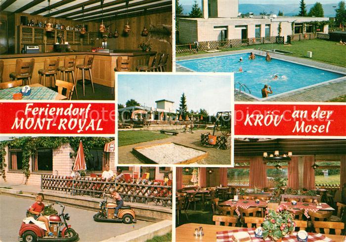 Kroev Mosel Feriendorf Mont Royal Restaurant Schwimmbad Spielplatz