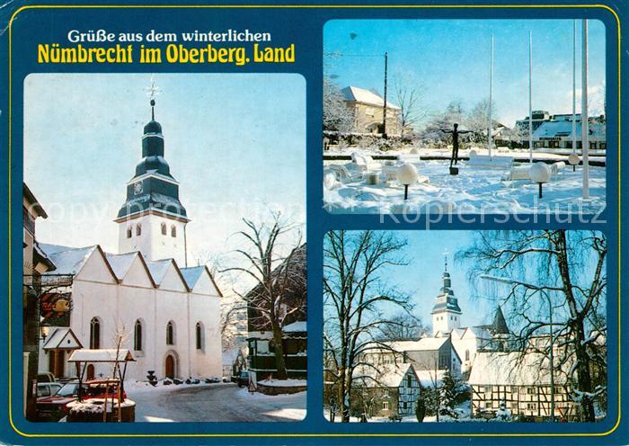 Nuembrecht Kirche Winteridylle