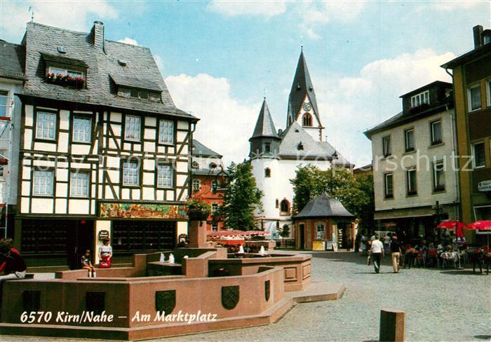 Kirn Nahe Marktplatz Brunnen Kirche