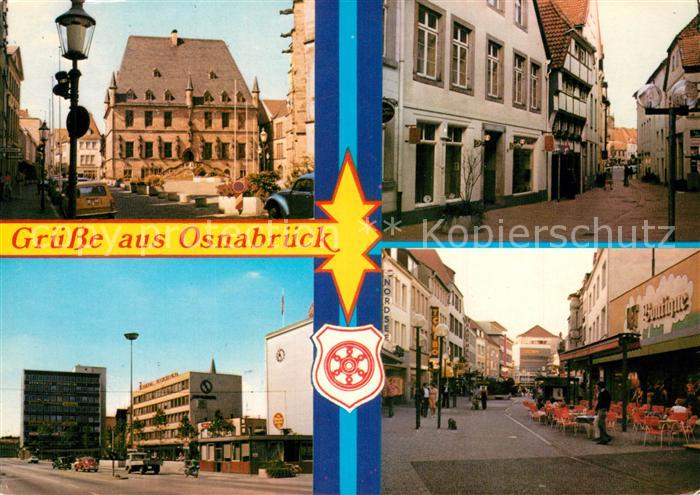 Osnabrueck Historisches Rathaus Altstadt Neumarkt Grosse Strasse