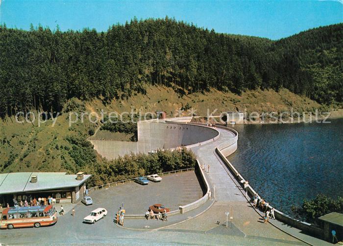 Okertalsperre Staumauer Fliegeraufnahme