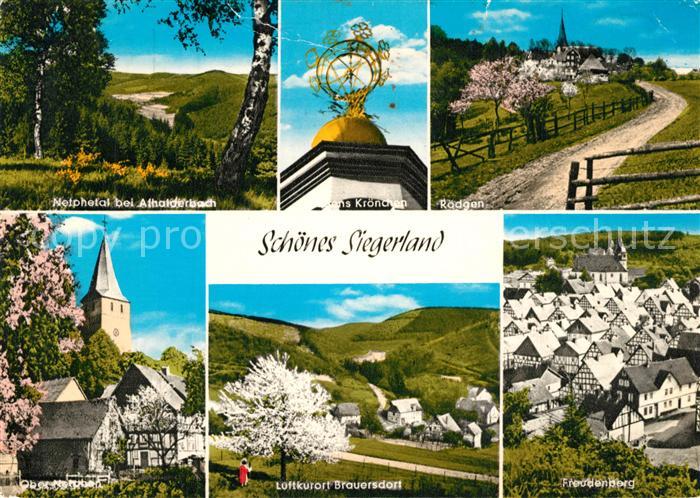Siegerland Nethphetal Kroenchen Raedgen Kirche Brauersdorf Freudenberg