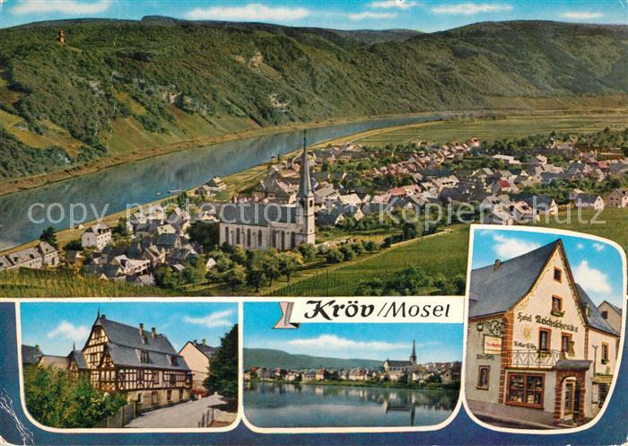 Kroev Mosel Panorama Fachwerkhaus Moselpartie Hotel Reichsschenke
