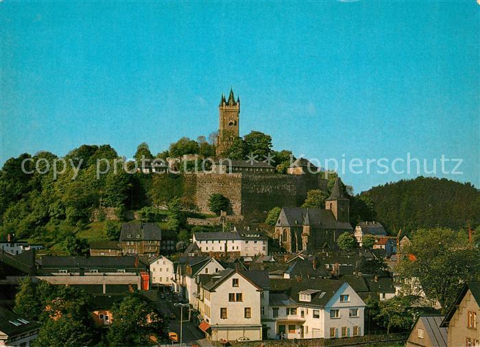 Dillenburg Blick zum Schlossberg