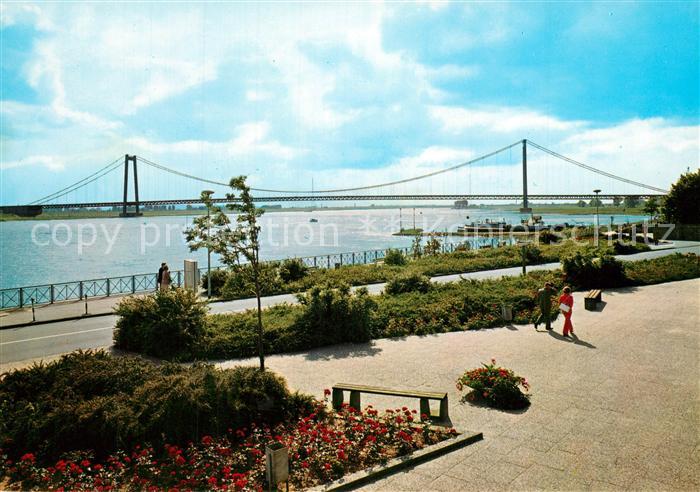 Emmerich Rhein Rheinbruecke Promenade