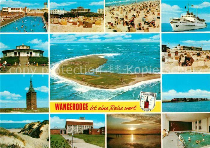 Wangerooge Nordseebad Schwimmbad Strand Faehre Leuchtturm Duenen Hallenbad