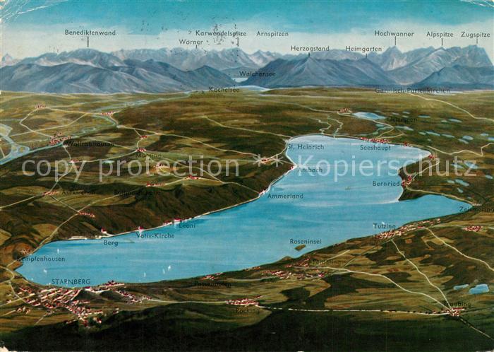 Starnbergersee Panorama