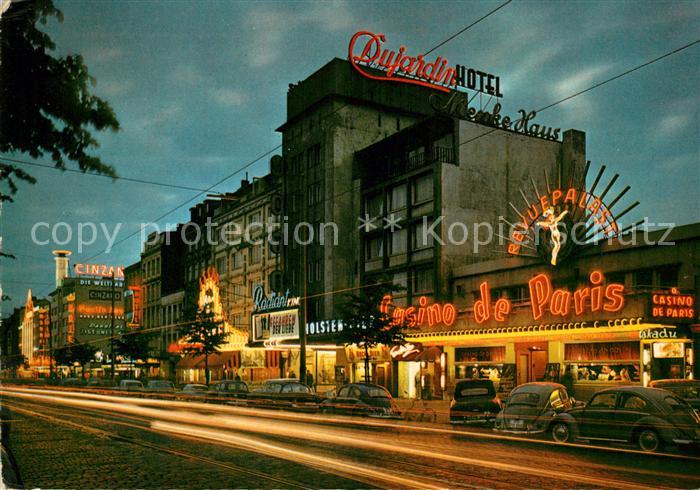 Hamburg Reeperbahn bei Nacht