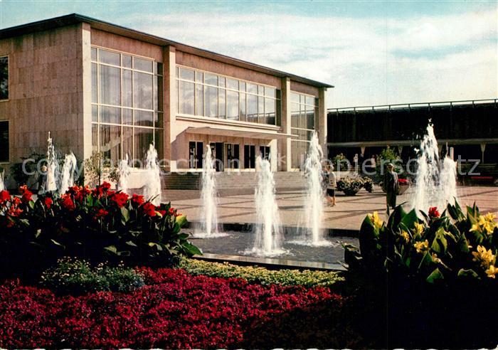 Bad Salzuflen Fontaenen an der Konzerthalle