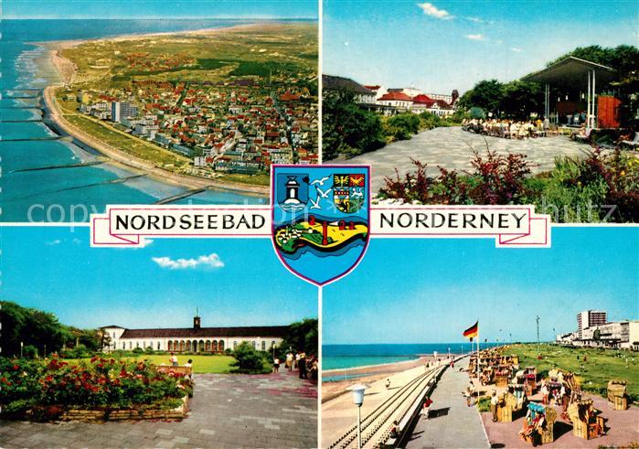 Norderney Nordseebad Fliegeraufnahme Strand Kurhaus