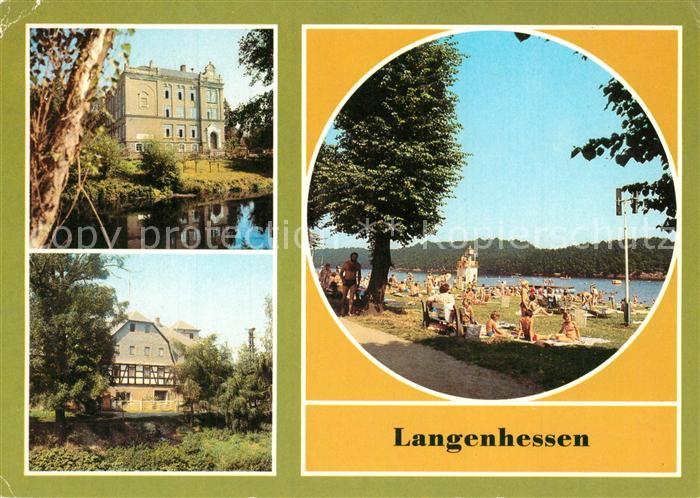 Langenhessen Julius Fucik Oberschule Koberbachtalsperre Baermuehle Freibad