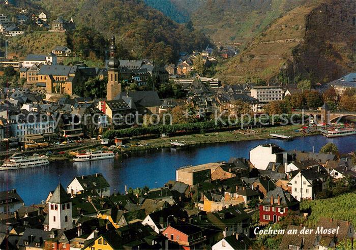 Cochem Mosel Kirche Stadtpanorama