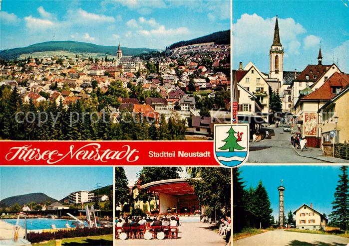 Neustadt Titisee Panorama Freibad Stadtpanorama Konzerthalle